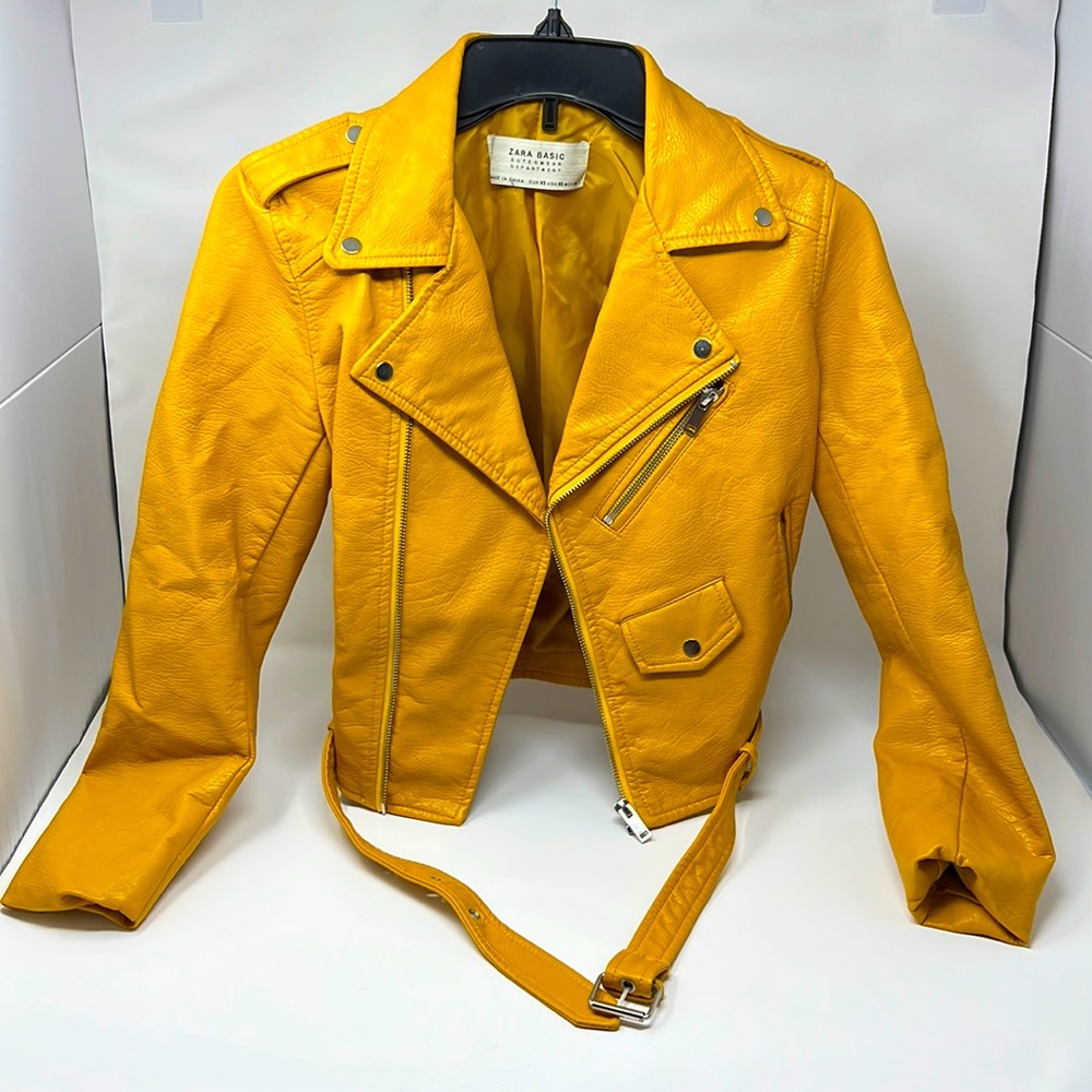 Zara Basic Mustard Orange Jacket - image 1